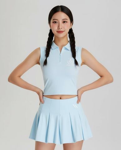  AZURA - Set đồ tập tennis pickleball nữ sát nách Lumie 