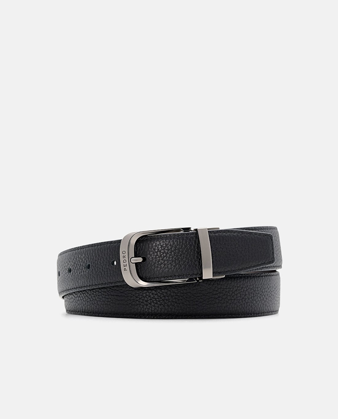 PEDRO - Thắt lưng nam bản vừa Leather Reversible Pin
