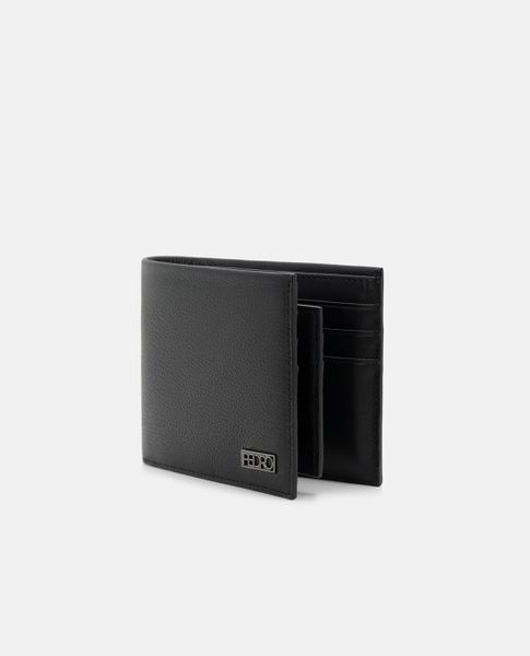  PEDRO - Ví nam dáng ngắn gập đôi Embossed Leather 