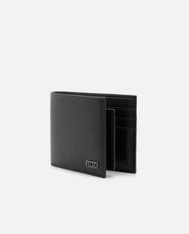  PEDRO - Ví nam dáng ngắn gập đôi Embossed Leather 
