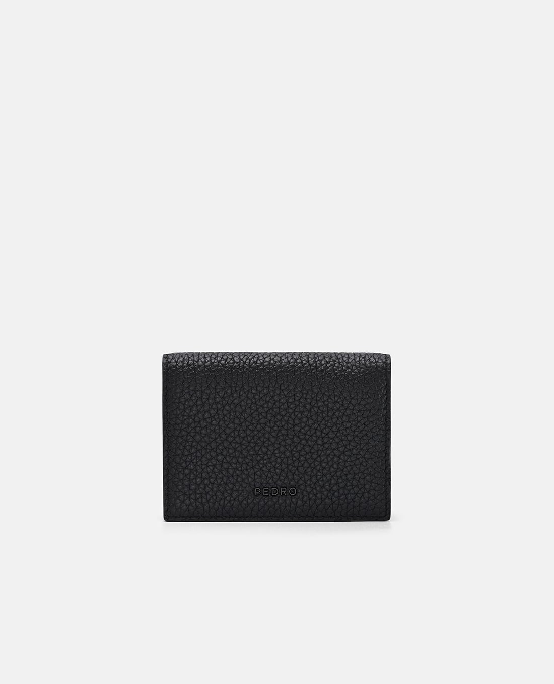 PEDRO - Ví ngắn nam dáng gập Embossed Leather