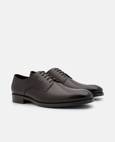  PEDRO - Giày tây nam mũi tròn Burnished Leather 