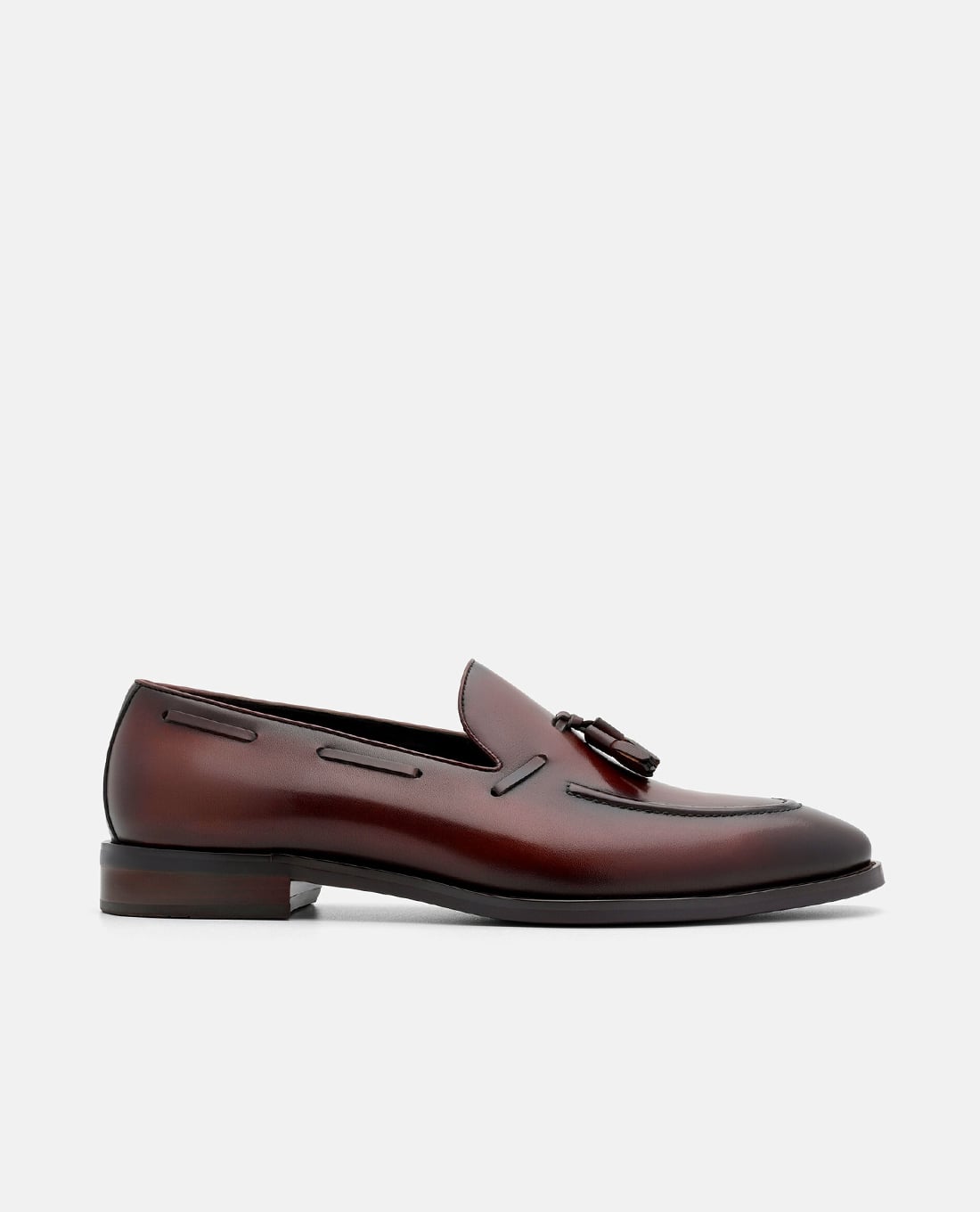 PEDRO - Giày lười nam mũi tròn Leather Tassel