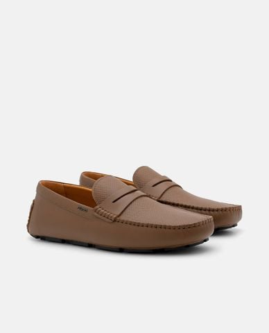  PEDRO - Giày lười nam mũi vuông Woven Leather 