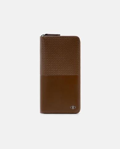  PEDRO - Ví nam dáng dài Embossed Leather 