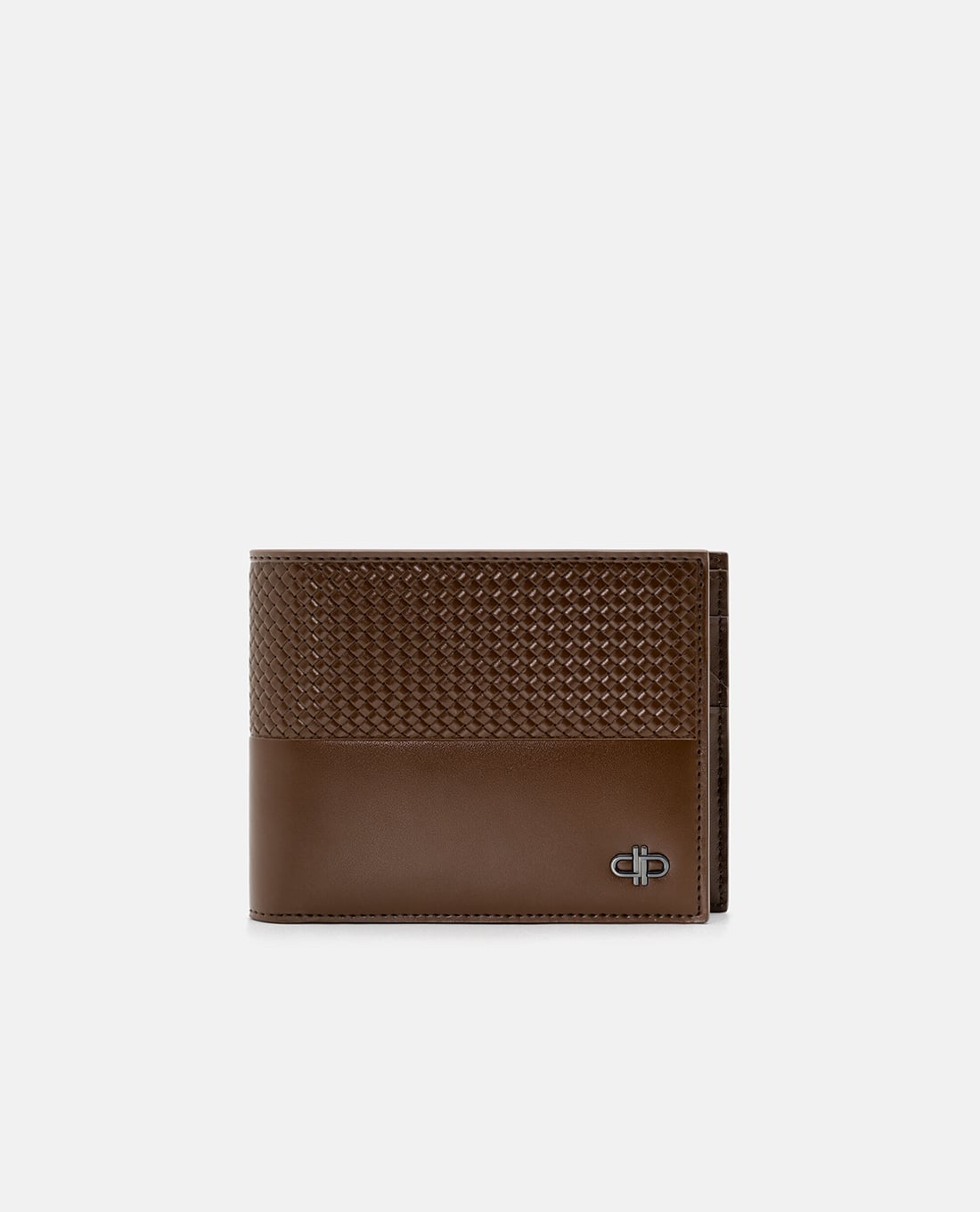 PEDRO - Ví nam dáng ngắn gập đôi Embossed Leather
