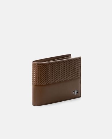  PEDRO - Ví nam dáng ngắn gập đôi Embossed Leather 