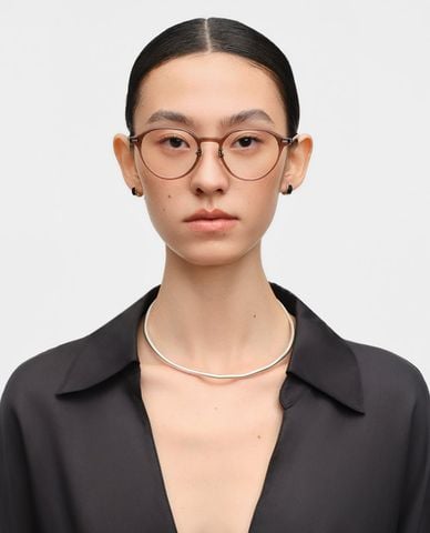  MUJOSH - Gọng kính tròn unisex bản vừa 