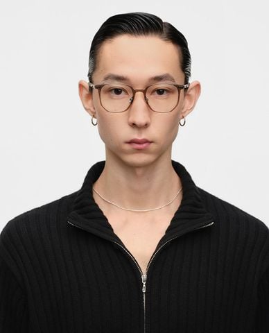  MUJOSH - Gọng kính đa giác unisex bản vừa 