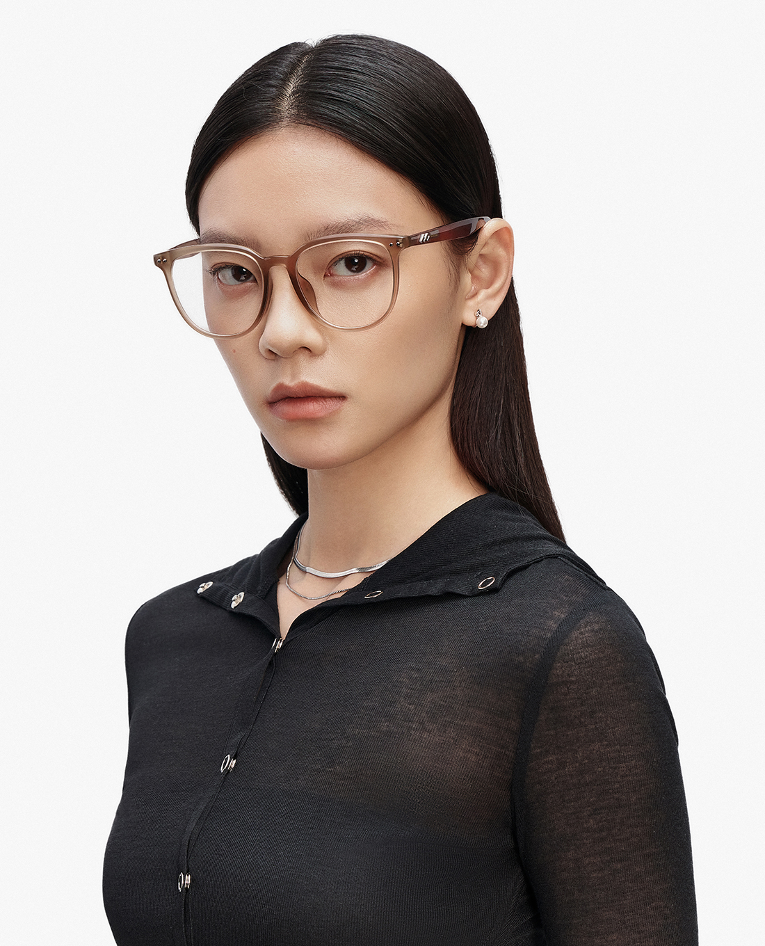 MUJOSH - Gọng kính vuông unisex sang trọng