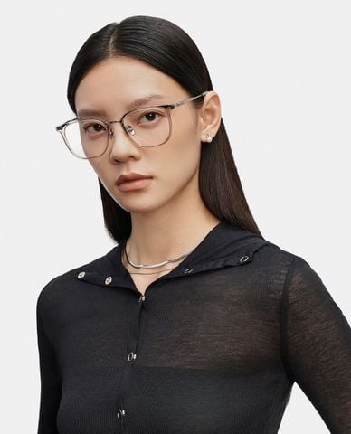  MUJOSH - Gọng kính vuông unisex bản vừa 