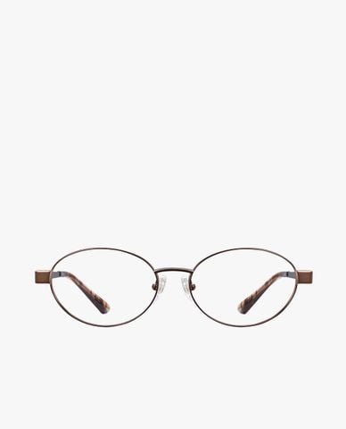  MUJOSH - Gọng kính oval unisex bản mảnh 