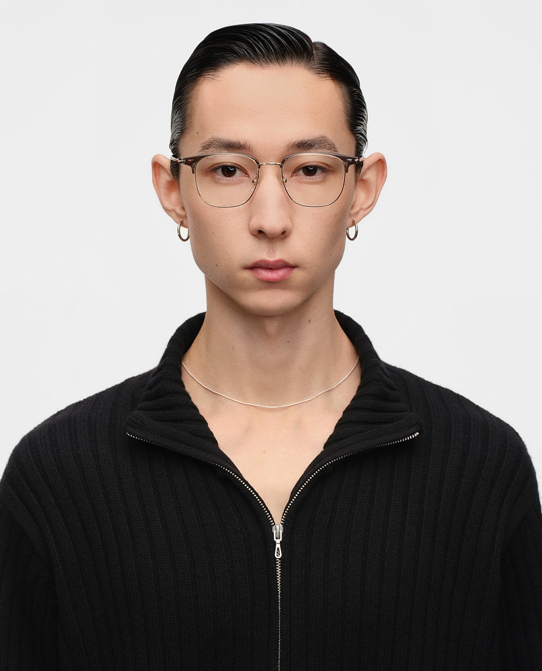 MUJOSH - Gọng kính vuông unisex bản mảnh