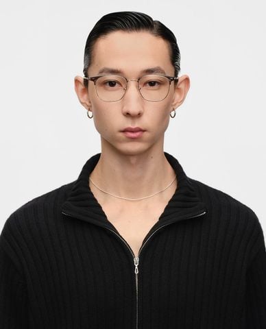  MUJOSH - Gọng kính vuông unisex bản mảnh 