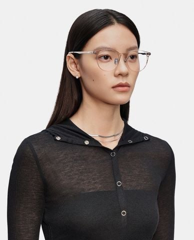  MUJOSH - Gọng kính vuông unisex bản mảnh 