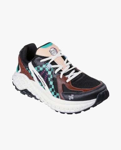 SKECHERS - Giày sneakers nam cổ thấp Demon Slayer 
