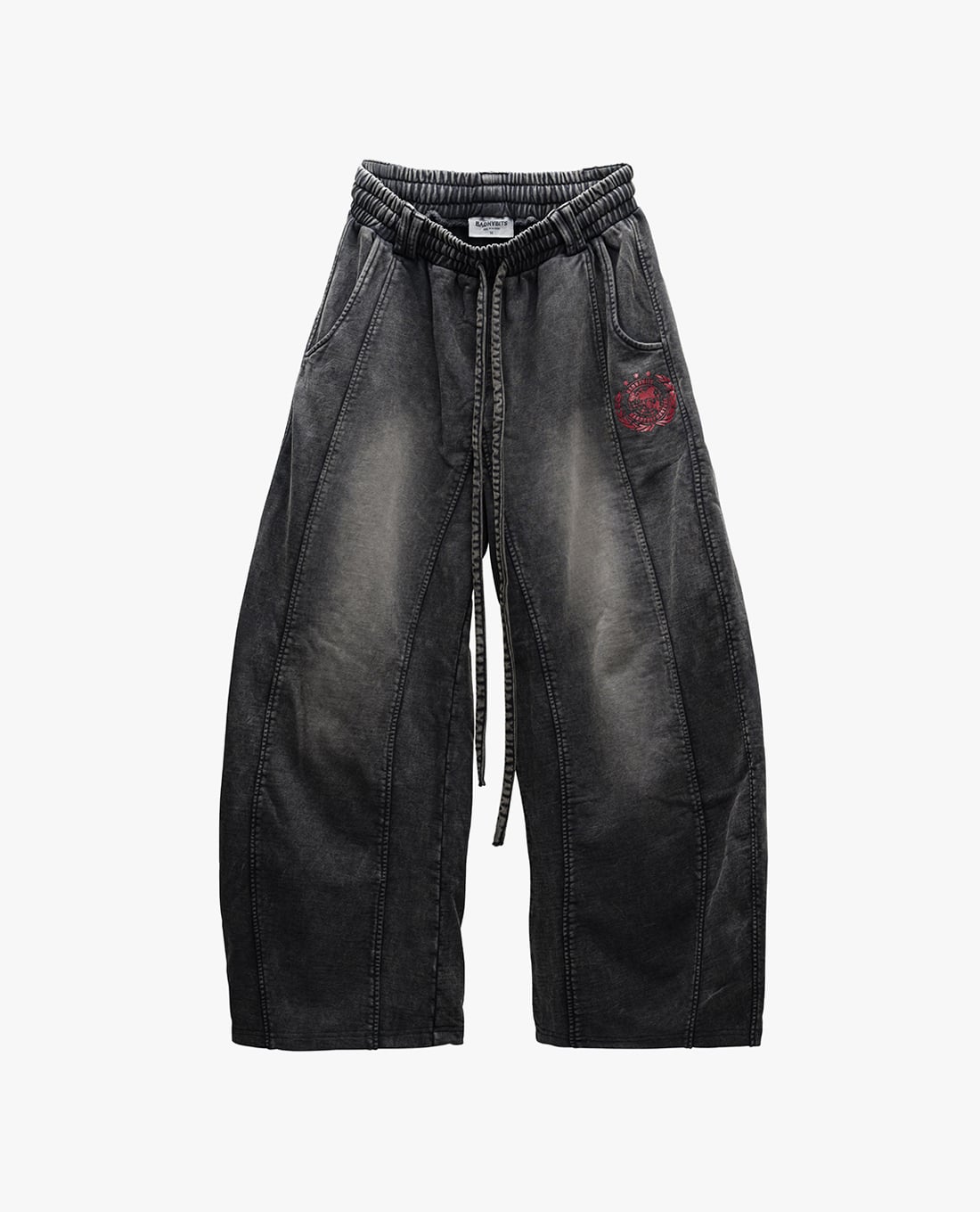 BAD HABITS - Quần jeans unisex ống rộng Crosshair