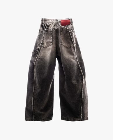  BAD HABITS - Quần jeans unisex ống rộng Unfiltered 