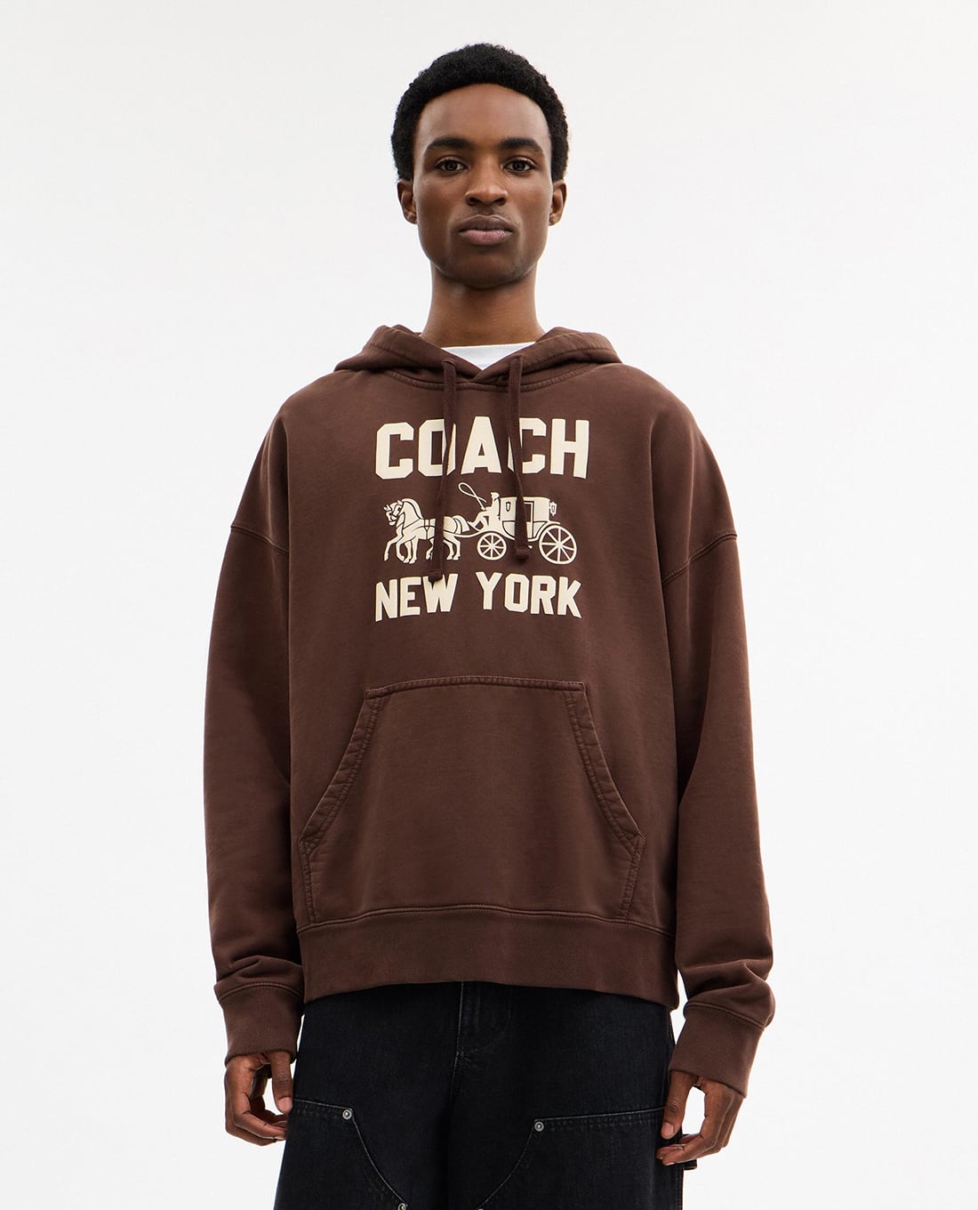 COACH - Áo hoodie nam phối mũ Horse And Carriage