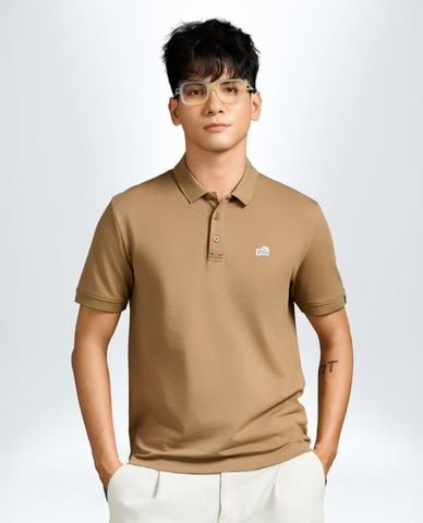  PILI - Áo polo nam tay ngắn phối patch logo 