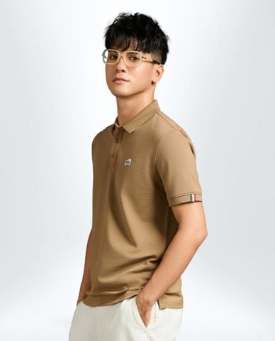  PILI - Áo polo nam tay ngắn phối patch logo 