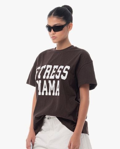 STRESSMAMA - Áo thun unisex cổ tròn tay ngắn SSMA Basic 