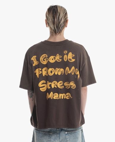  STRESSMAMA - Áo thun unisex cổ tròn tay ngắn IGIFMS V5 