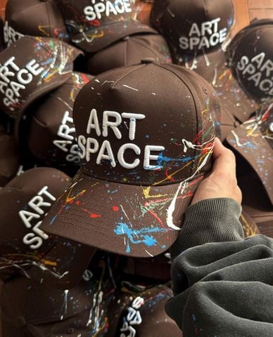  STRESSMAMA - Nón bóng chày unisex thêu chữ Art Space 