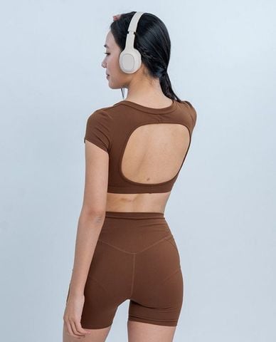  AZURA - Đồ tập tennis pickleball nữ cổ V tay ngắn 