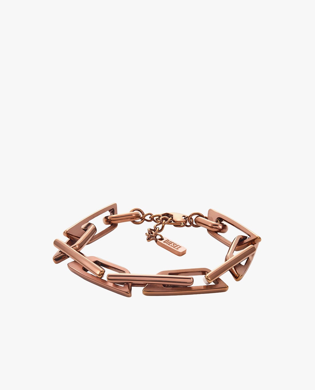 DIESEL - Vòng đeo tay unisex mắt xích logo D