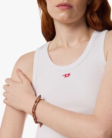  DIESEL - Vòng đeo tay unisex mắt xích logo D 