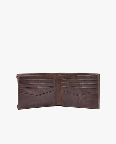  FOSSIL - Ví nam dáng ngắn gập đôi Derrick 