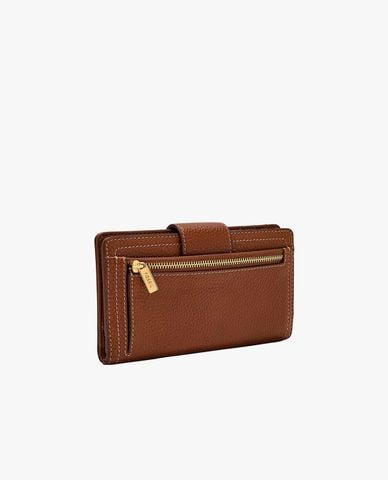  FOSSIL - Ví nữ dáng dài gập đôi Logan 