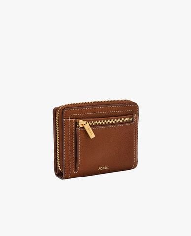  FOSSIL - Ví nữ dáng ngắn gập đôi Logan 