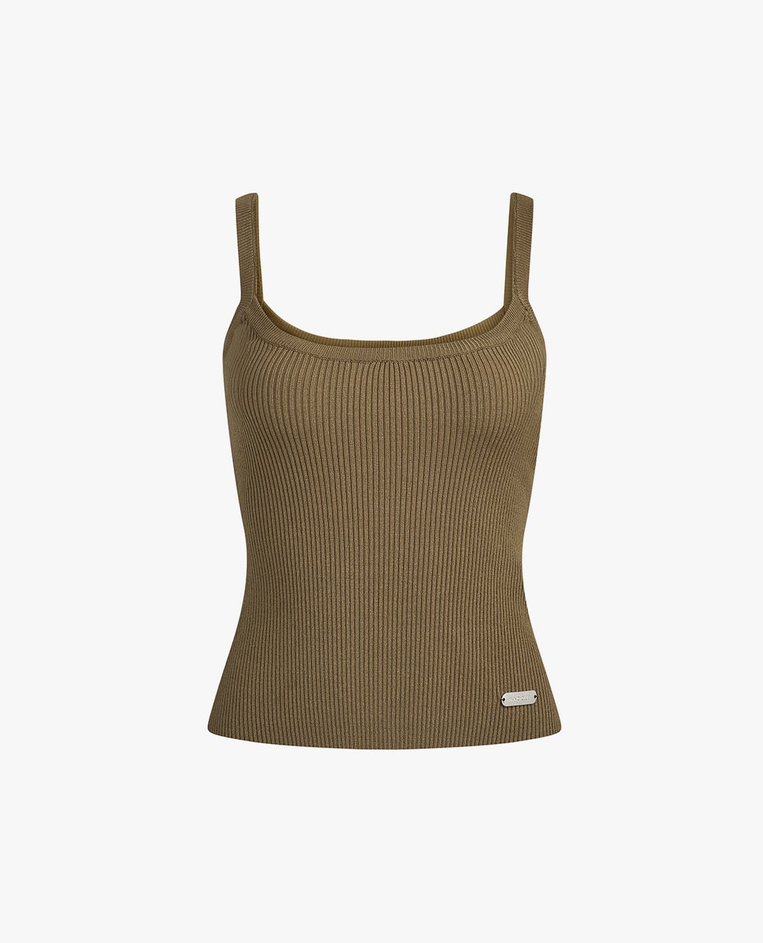 FANCì CLUB - Áo hai dây nữ dệt kim cổ vuông phom ôm