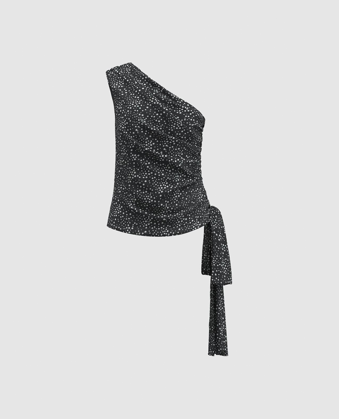 URBAN REVIVO - Áo trễ vai nữ phom ôm cá tính