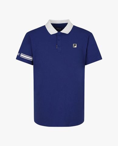  FILA - Áo polo unisex cổ bẻ tay ngắn Sorona 