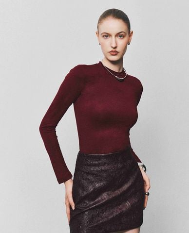  DEZUS - Chân váy chữ A mini cá tính Erise 