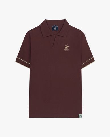  BEVERLY HILLS POLO CLUB - Áo polo nam cổ bẻ phối viền 