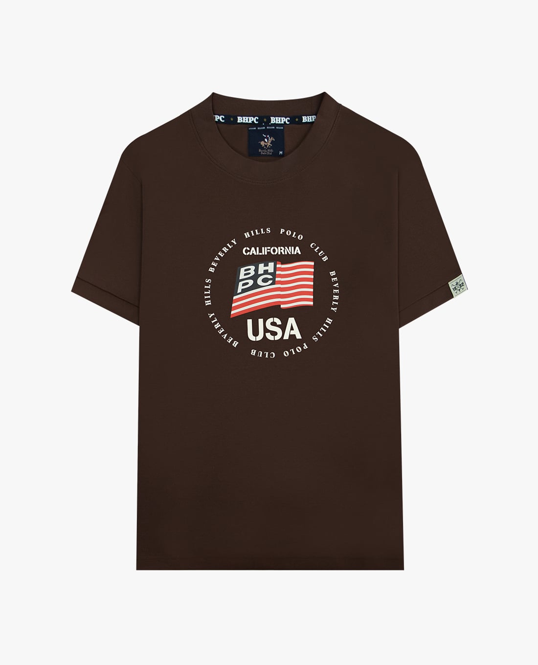 BEVERLY HILLS POLO CLUB - Áo thun nam cổ tròn tay ngắn in họa tiết
