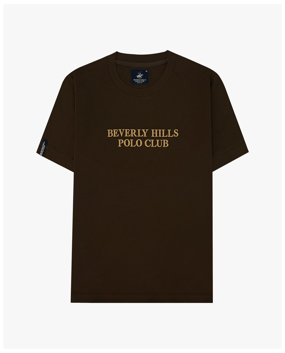 BEVERLY HILLS POLO CLUB - Áo thun nam cổ tròn tay ngắn thêu logo