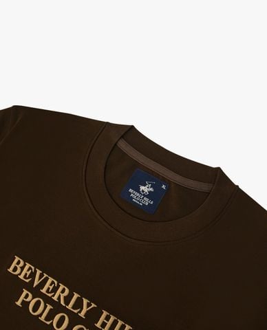  BEVERLY HILLS POLO CLUB - Áo thun nam cổ tròn tay ngắn thêu logo 