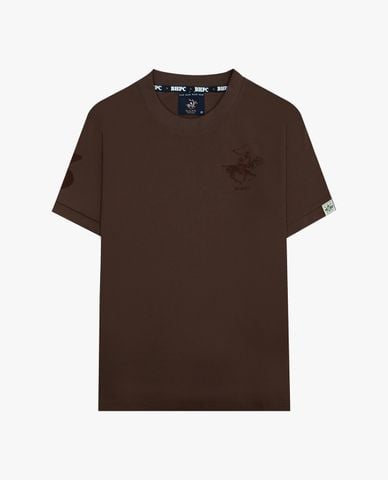  BEVERLY HILLS POLO CLUB - Áo thun nam cổ tròn tay ngắn thêu logo 