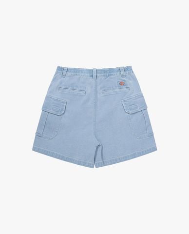  DICKIES - Quần short jeans nữ phối túi hộp cá tính 