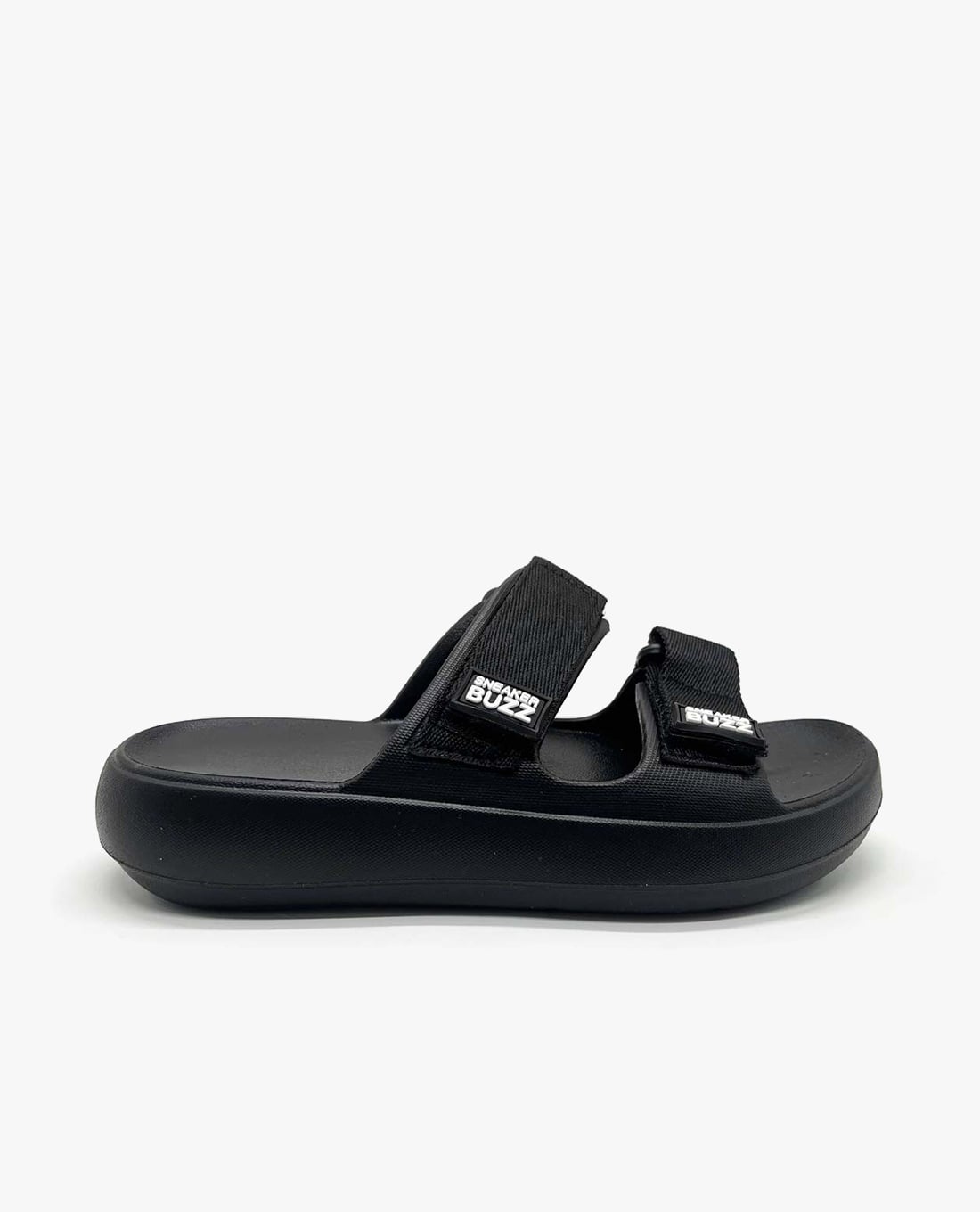SNEAKERBUZZ - Dép unisex quai ngang phối logo