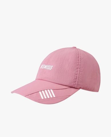  K-SWISS - Nón bóng chày unisex in logo phối sọc vành 