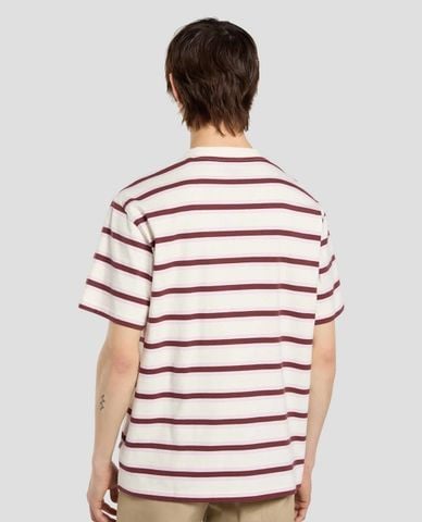  DICKIES - Áo thun nam cổ tròn tay ngắn kẻ sọc Stevensville 