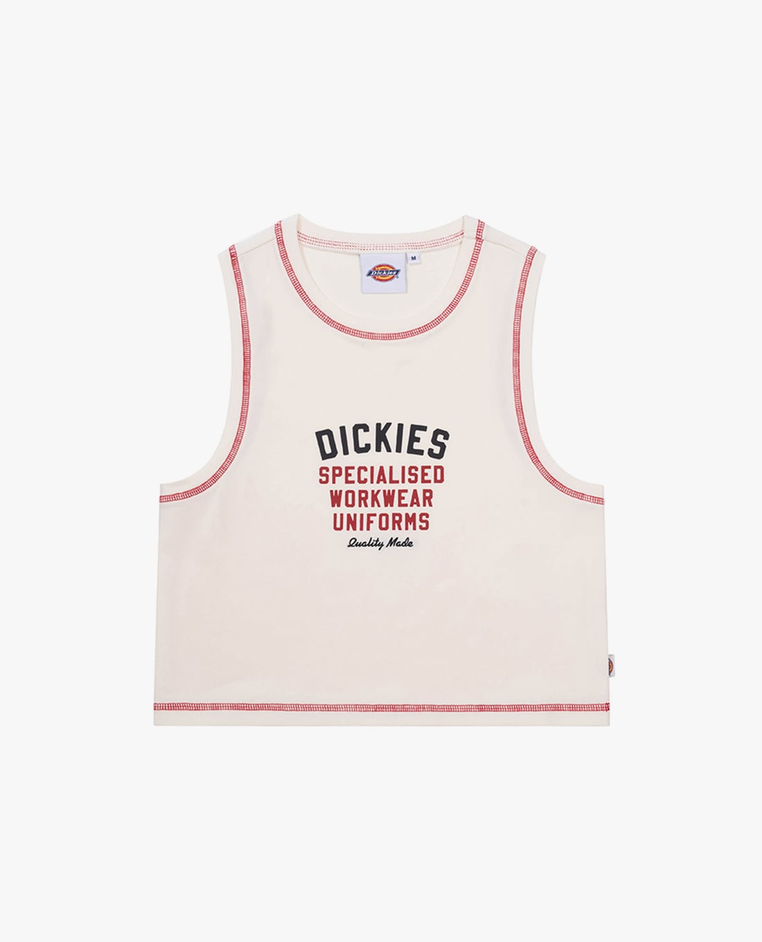 DICKIES - Áo ba lỗ nữ cổ tròn in logo
