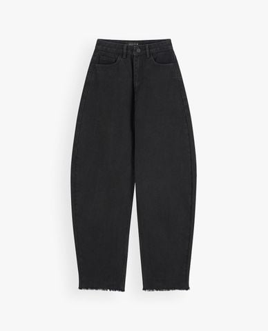  DEZUS - Quần jeans nữ ống rộng Henier Casy 