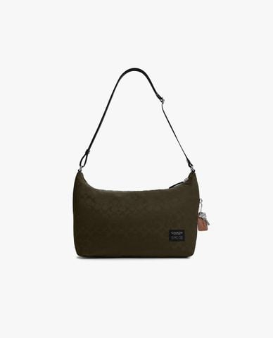  COACH - Túi đeo chéo nam Leo In Signature Nylon 
